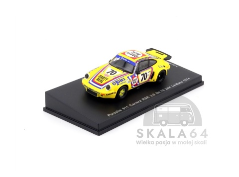 SPARK Porsche 911 Carrera RSR 3.0 #70 24H Le Mans 1974 R. Touroul H. Cachia D. Rua 1:64