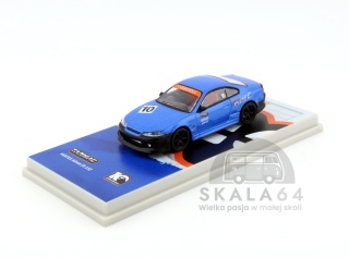 TARMAC WORKS Vertex Nissan Silvia S15 Tarmac Works 10th Anniversary Black / Blue 1:64