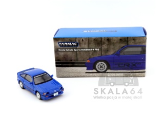 TARMAC WORKS Honda Ballade Sports MUGEN CR-X Pro Blue 1:64