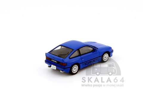 Model samochodu Honda Ballade Sports MUGEN CR-X Pro Blue w skali 1:64 - tył