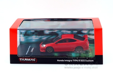 TARMAC WORKS Honda Integra TYPE R DC5 Custom Red 1:64