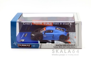 TARMAC WORKS Audi R8 LMS GT3 Evo II Tarmac Works 10th Anniversary Black / Blue 1:64