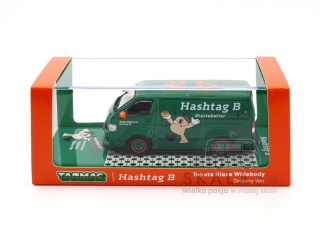 TARMAC WORKS Toyota Hiace Widebody Delivery Van Hashtag B LImited Edition 1:64