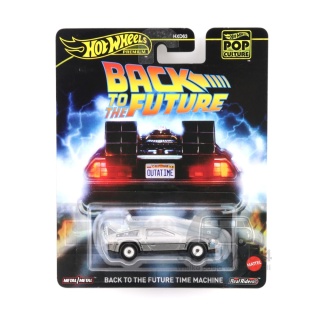 HOT WHEELS DMC DeLorean Back To The Future Time Machine Pop Culture JBL65 1:64