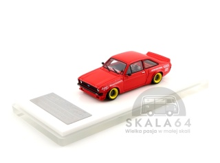 INNO64 Ford Escort MK2 Pandem Emotion Retro Havoc Red 1:64