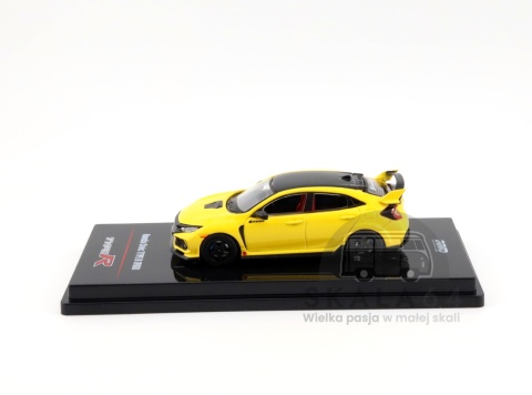 INNO64 Honda Civic Type R FK8 Yellow 1:64
