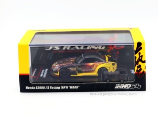 INNO64 Honda S2000 AP1 J'S RACING MAOU Demon King Yellow Carbon Top 1:64