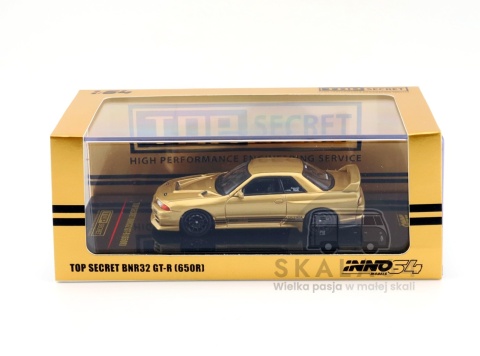 INNO64 TOP SECRET Nissan Skyline R32 BNR32 GT-R 650 Gold 1:64
