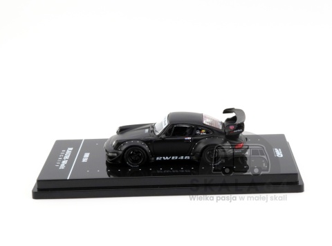 INNO64 Porsche 911 RWB 964 RAUH-Welt Begriff Black Matt Matte Black 1:64