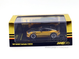 INNO64 TOP SECRET Nissan Fairlady Z RZ34 400Z Gold 1:64