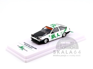 INNO64 Toyota Sprinter Trueno AE86 KEIICHI TSUCHIYA Limited Edition Green White 1:64