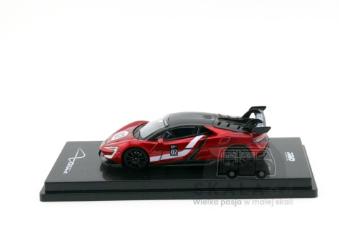 Model samochodu Yangwang U9 Xtreme Test Car 2025 World Fastest EV Supercar w skali 1:64 - bok