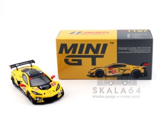 MINI GT Chevrolet Corvette Z06 GT3.R #4 Pratt Miller Motorsports 2025 IMSA Daytona 24 Hrs Yellow Red LHD MGT01197-BL 1:64