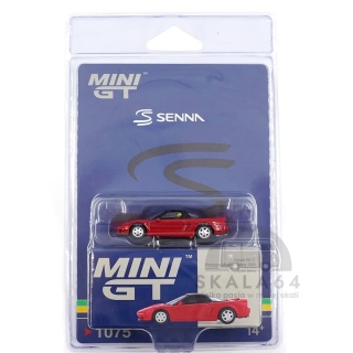 MINI GT Honda NS-X Prototype Midship Sports 1989 Ayrton Senna LHD MGT01075-BL 1:64