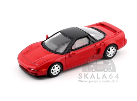 Model samochodu Honda NS-X Prototype Midship Sports 1989 Ayrton Senna w skali 1:64 - przód