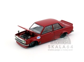 MINI GT Kaido House 229 Datsun 510 Pro Street Nismo V3 Red KHMG229 1:64