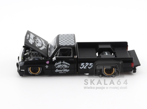Model samochodu Chevrolet Silverado Dually Hot Rod V1 w skali 1:64 - elementy