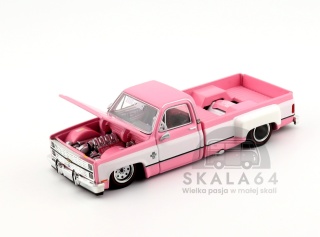 MINI GT Kaido House 243 Chevrolet Silverado Dually Vintege Spec V2 Pink White KHMG243 1:64