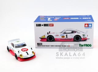 MINI GT Kaido House x Tamiya 263 Nissan Fairlady Z The Frog V1 White Pink KHMG263 1:64