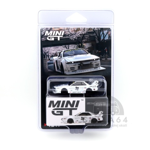 MINI GT LBWK Nissan Skyline GT-R R32 Kaido Works TAS 2025 Liberty Walk RHD MGT01217-BL 1:64