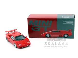 MINI GT Lamborghini Countach 25th Anniversary Red LHD MGT01192-L 1:64