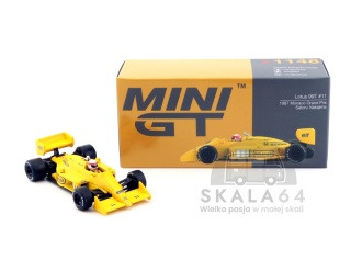 MINI GT Lotus 99T #11 Satoru Nakajima 1987 Monaco Grand Prix MGT01148-L 1:64