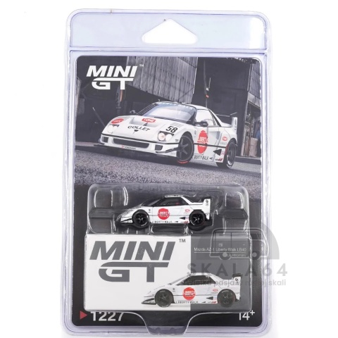 MINI GT Mazda AZ-1 LB40 LB-Hinomaru Liberty Walk RHD MGT01227-BL 1:64