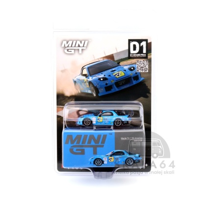 MINI GT Mazda RX-7 RE-Amemiya 2025 D1GP RHD MGT01195-BL 1:64