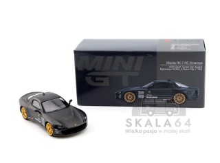 MINI GT Mazda RX-7 RE-Amemiya Matsukiyo KOKU 3 Rotor NA-7 TAS 2025 Best Tuned Car Award RHD MGT01205-BL 1:64