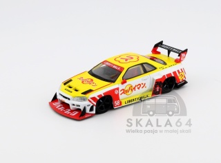 MINI GT Nissan LB-ER34 Super Silhouette Skyline Suppaiman Okinawa MGT01204-R 1:64