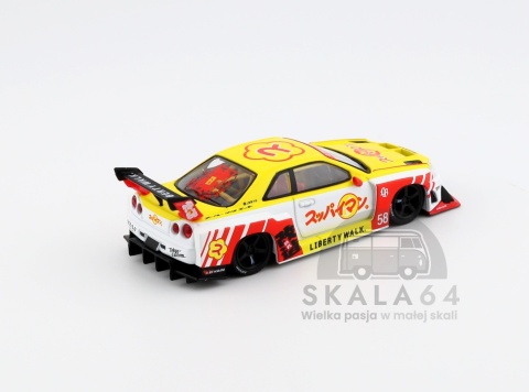 MINI GT Nissan LB-ER34 Super Silhouette Skyline Suppaiman Okinawa MGT01204-R 1:64