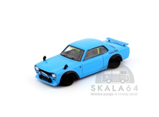 MINI GT Nissan Skyline Hakosuka LB Works Liberty Walk Baby Blue MGT01169-R 1:64