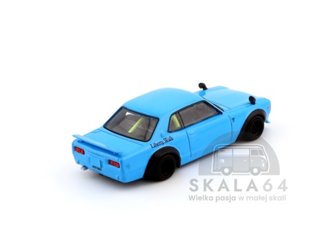 MINI GT Nissan Skyline Hakosuka LB Works Liberty Walk Baby Blue MGT01169-R 1:64