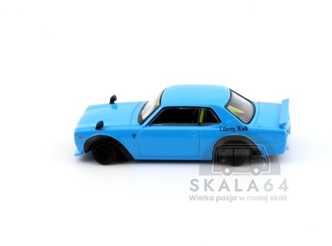 MINI GT Nissan Skyline Hakosuka LB Works Liberty Walk Baby Blue MGT01169-R 1:64