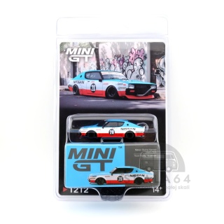 MINI GT Nissan Skyline Kenmeri LB Works Liberty Walk Nissan Racing '75 Concept MGT01212-BL 1:64