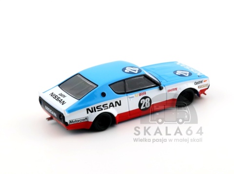 Model samochodu Nissan Skyline Kenmeri LB Works Liberty Walk Nissan Racing '75 Concept w skali 1:64 - tył