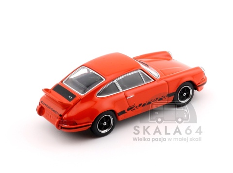 MINI GT Porsche 911 Carrera RS 2.7 Tangerine with Black Livery LHD MGT01142-L 1:64