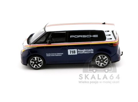 Porsche 911 Dakar #718 & Volkswagen ID. Buzz Porsche Centrum Gelderland Roughroads Set w skali 1:64