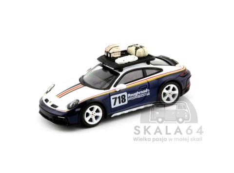 Porsche 911 Dakar #718 & Volkswagen ID. Buzz Porsche Centrum Gelderland Roughroads Set w skali 1:64
