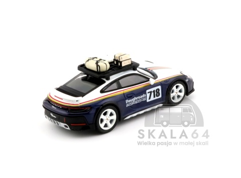 Porsche 911 Dakar #718 & Volkswagen ID. Buzz Porsche Centrum Gelderland Roughroads Set w skali 1:64