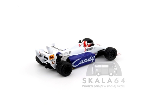 Bolid Formuły 1 Toleman TG184 #20 1984 Monaco Grand Prix Johnny Cecotto - tył