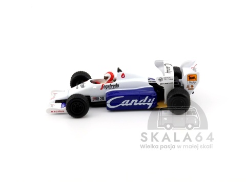Bolid Formuły 1 Toleman TG184 #20 1984 Monaco Grand Prix Johnny Cecotto - bok