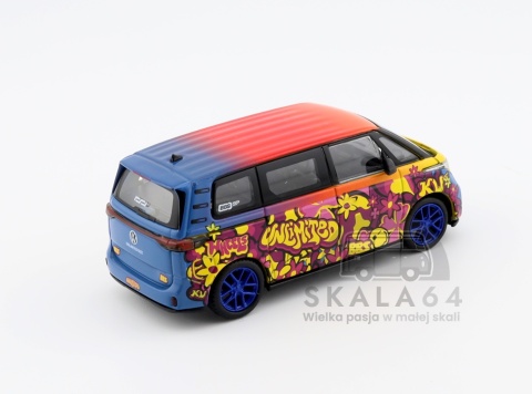 Model samochodu Volkswagen VW ID.Buzz  KW BBS w skali 1:64 - tył