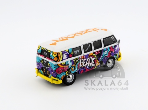 MINI GT Volkswagen VW T1 Microbus Mizu Design LHD MGT01191-BL 1:64