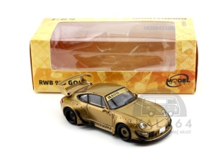 MODELMODEL Porsche 911 RWB 993 Gold MM64-RWB993-006 1:64