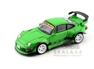 MODELMODEL Porsche 911 RWB 993 Green MM64-RWB993-008 1:64