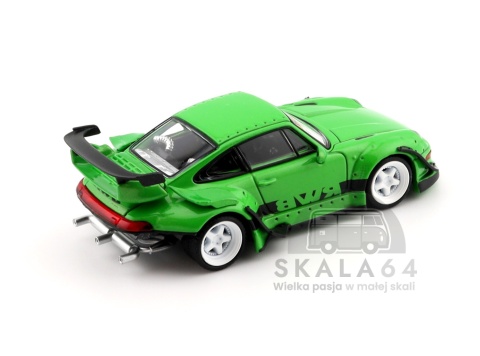 MODELMODEL Porsche 911 RWB 993 Green MM64-RWB993-008 1:64