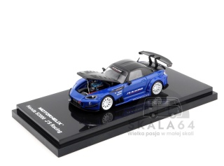 MOTORHELIX Honda S2000 J's Racing Apex Blue Pearl RHD 1:64 M65152