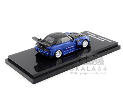 Model samochodu Honda S2000 J's Racing Apex Blue Pearl w skali 1:64 - tył