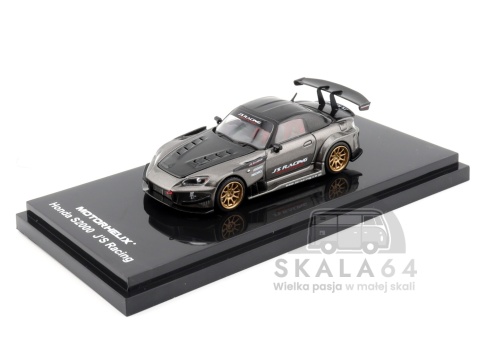 Model samochodu Honda S2000 J's Racing Moon Rock Metallic w skali 1:64 - przód